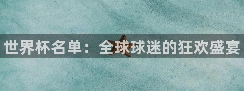 世界杯预选赛赛程：世界杯名单：全球球迷的狂欢盛宴